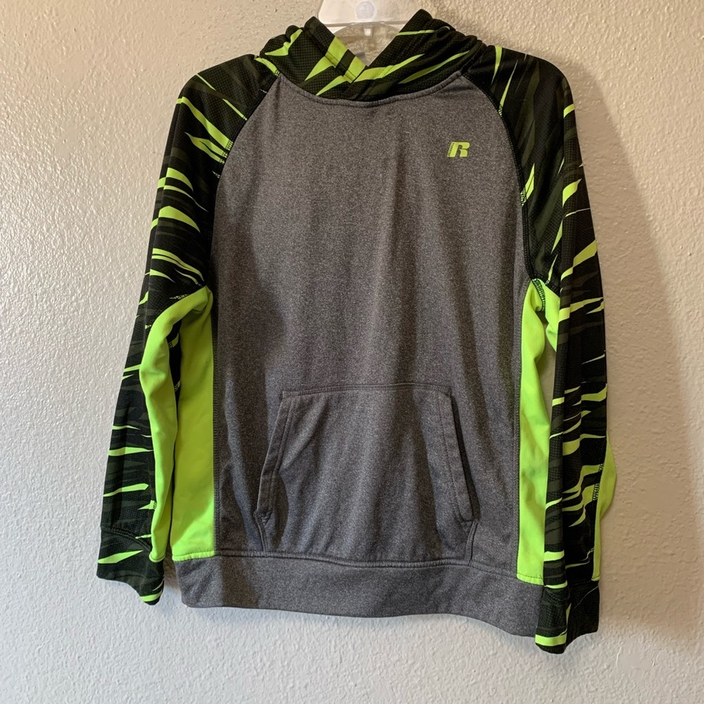 ❄️Russel grey/yellow hoodie